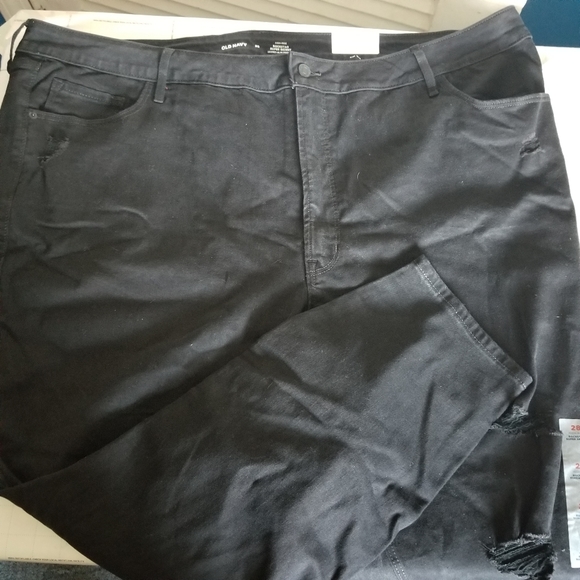 Pants old Navy size 28 womens Rockstar highrise skinny distressed - Picture 10 of 11